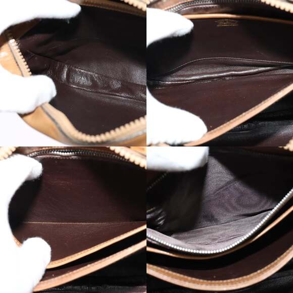 GUCCI Micro GG Canvas Shoulder Bag Beige Gold - Picture 12 of 12